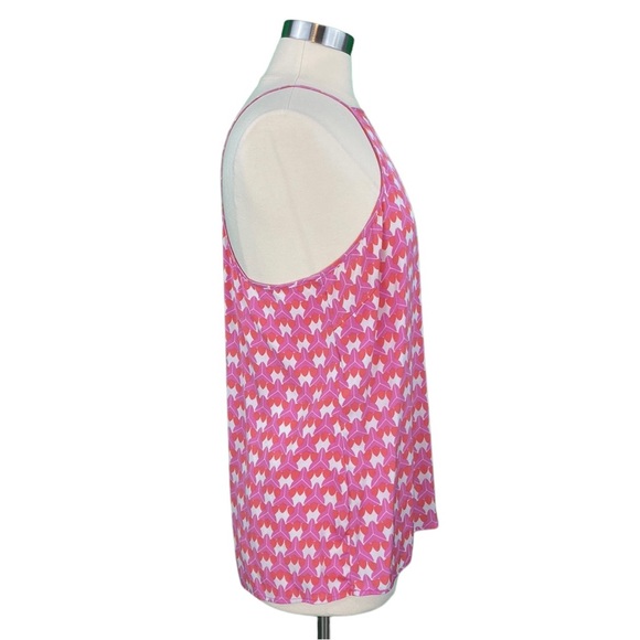 Banana Republic Milly Silk Blend Abstract Print Tank Top - Picture 6 of 16